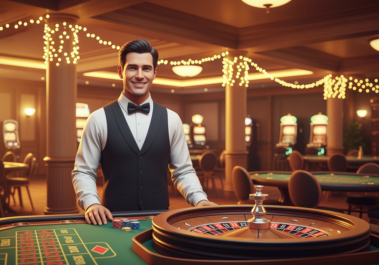 Player enjoying a fun reel-style game
